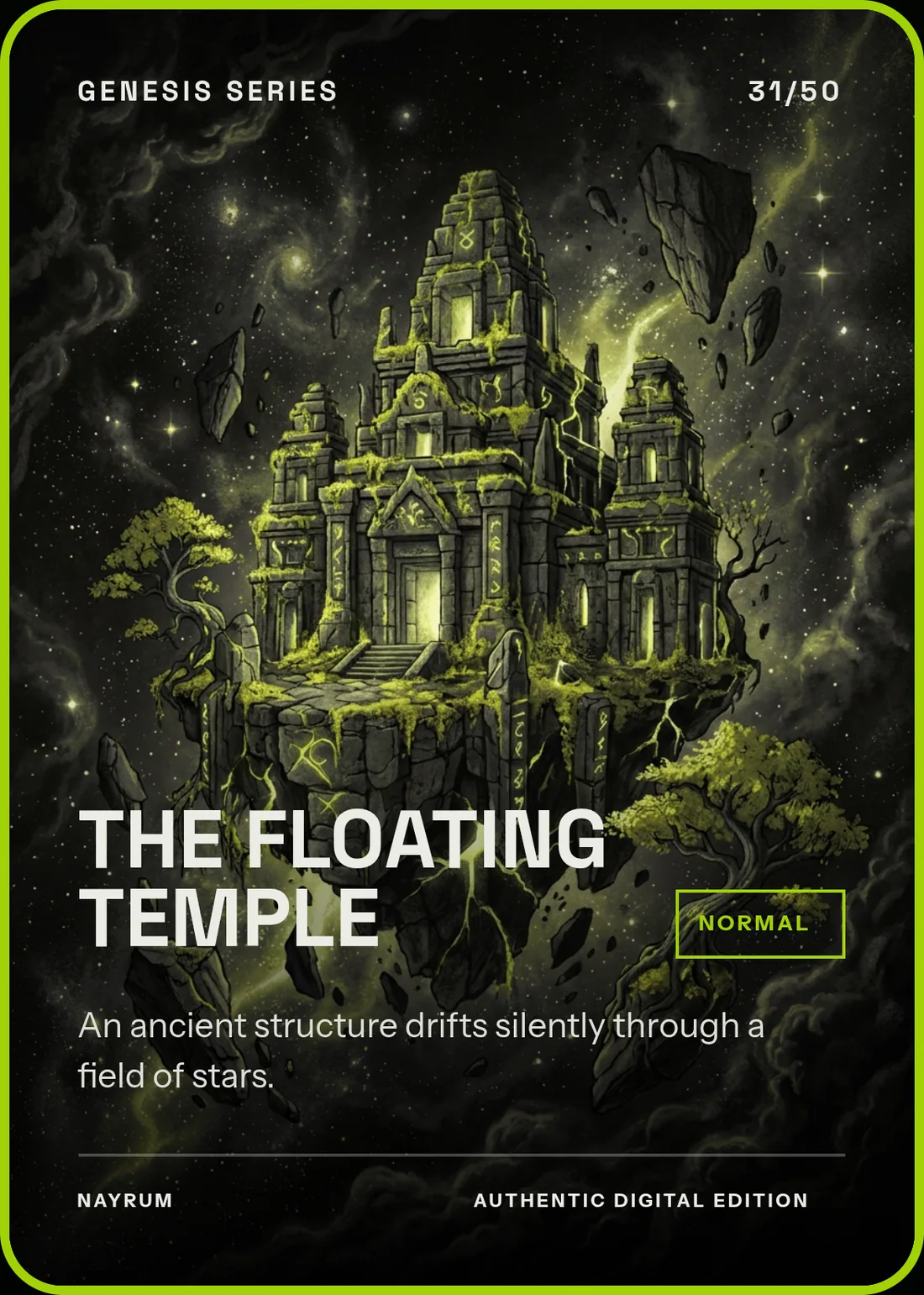 THE FLOATING TEMPLE — card 031