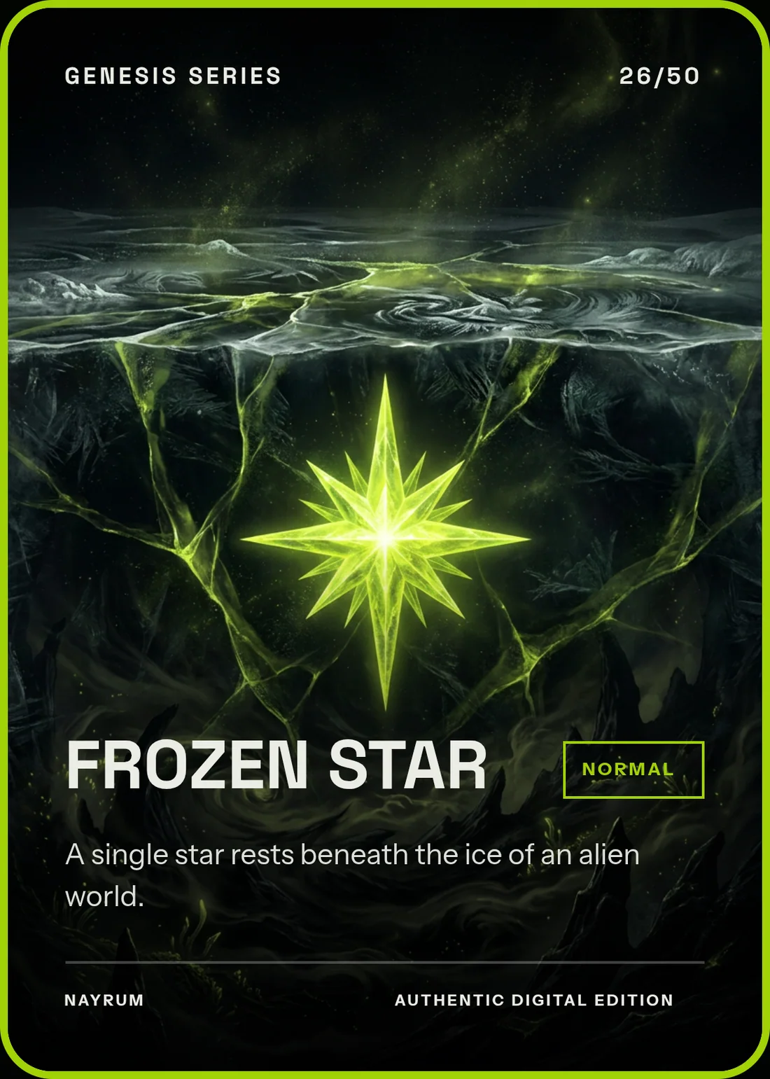 FROZEN STAR — card 026