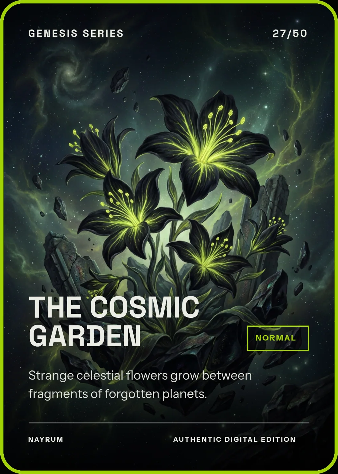 THE COSMIC GARDEN — card 027