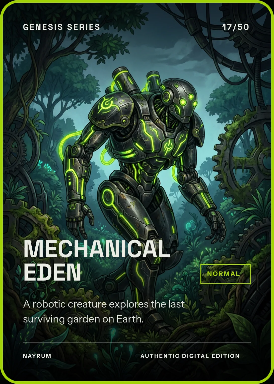 MECHANICAL EDEN — card 017