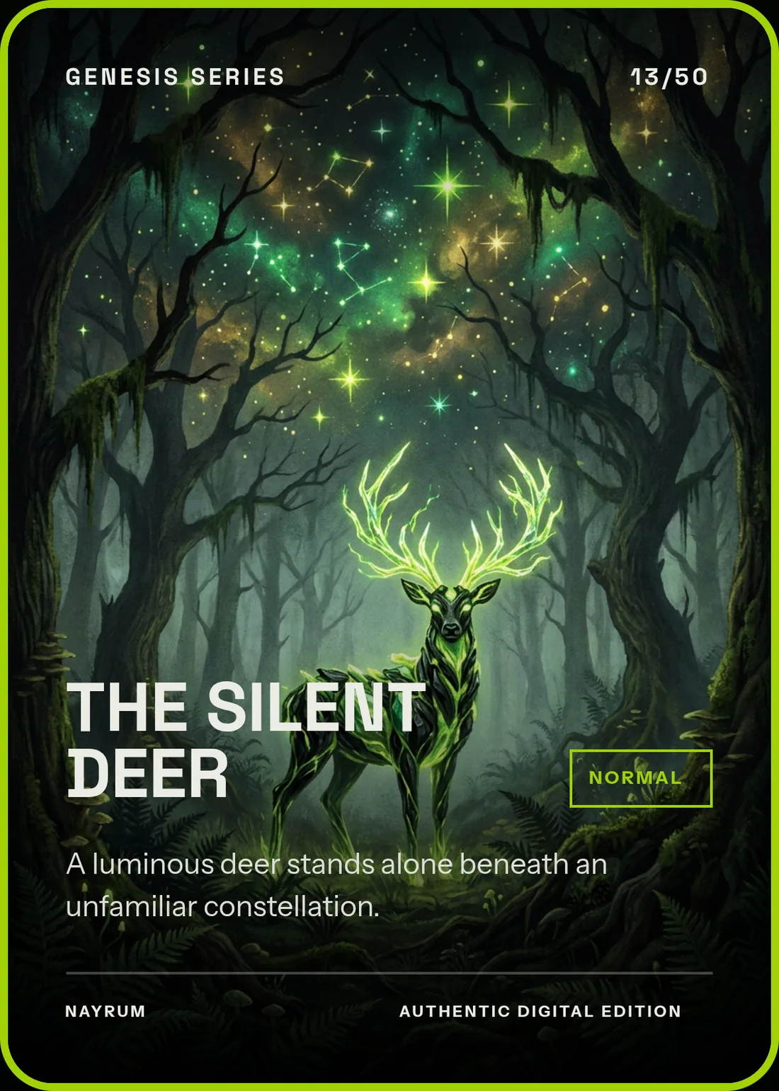 THE SILENT DEER — card 013