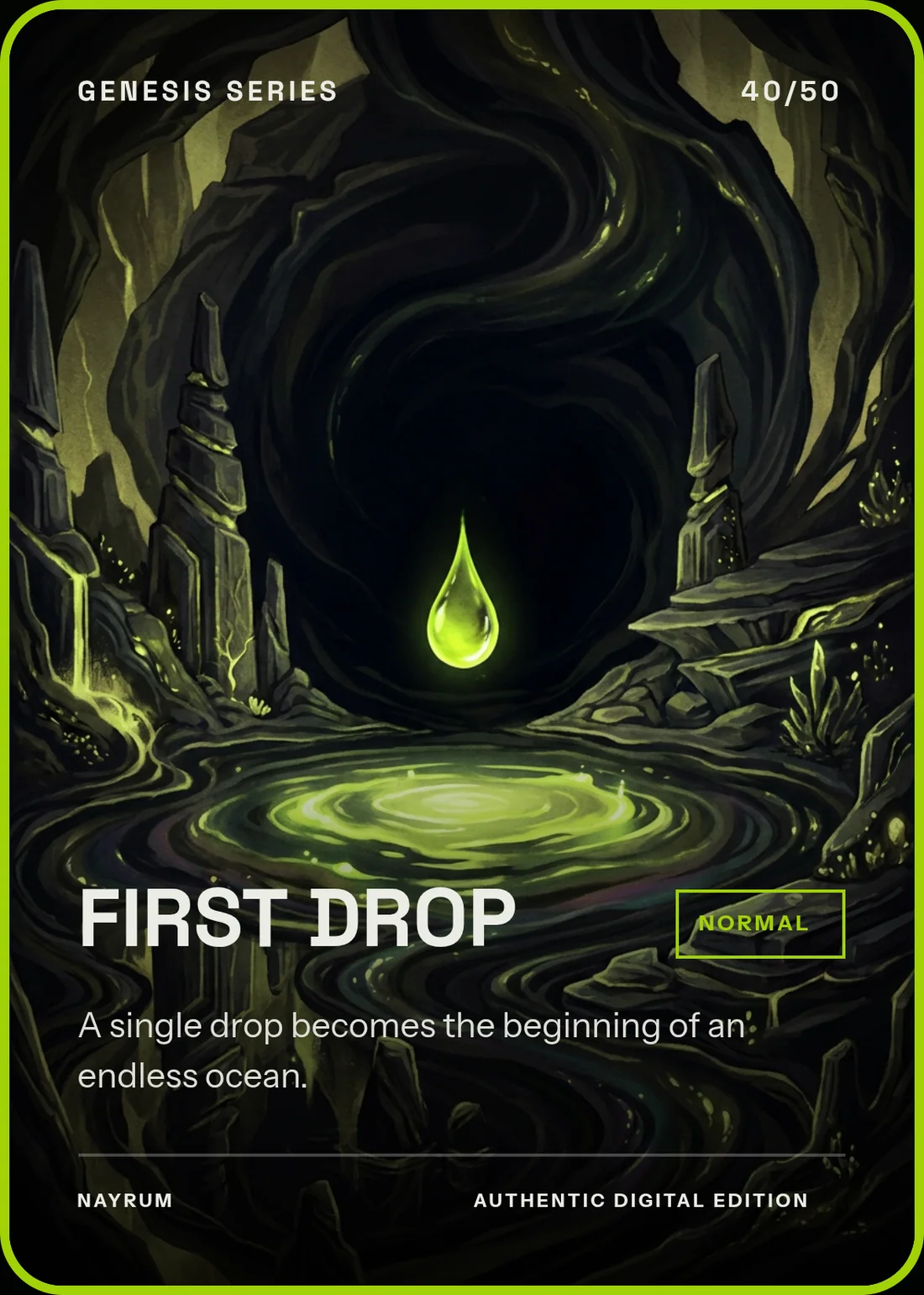 FIRST DROP — card 040