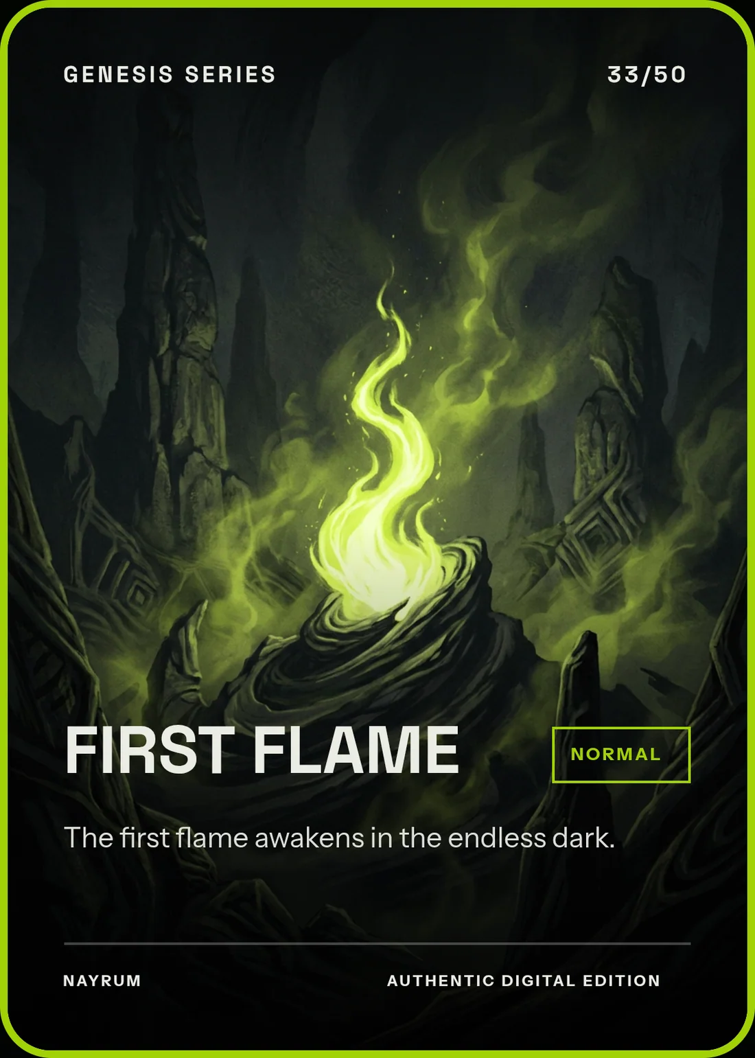 FIRST FLAME — card 033