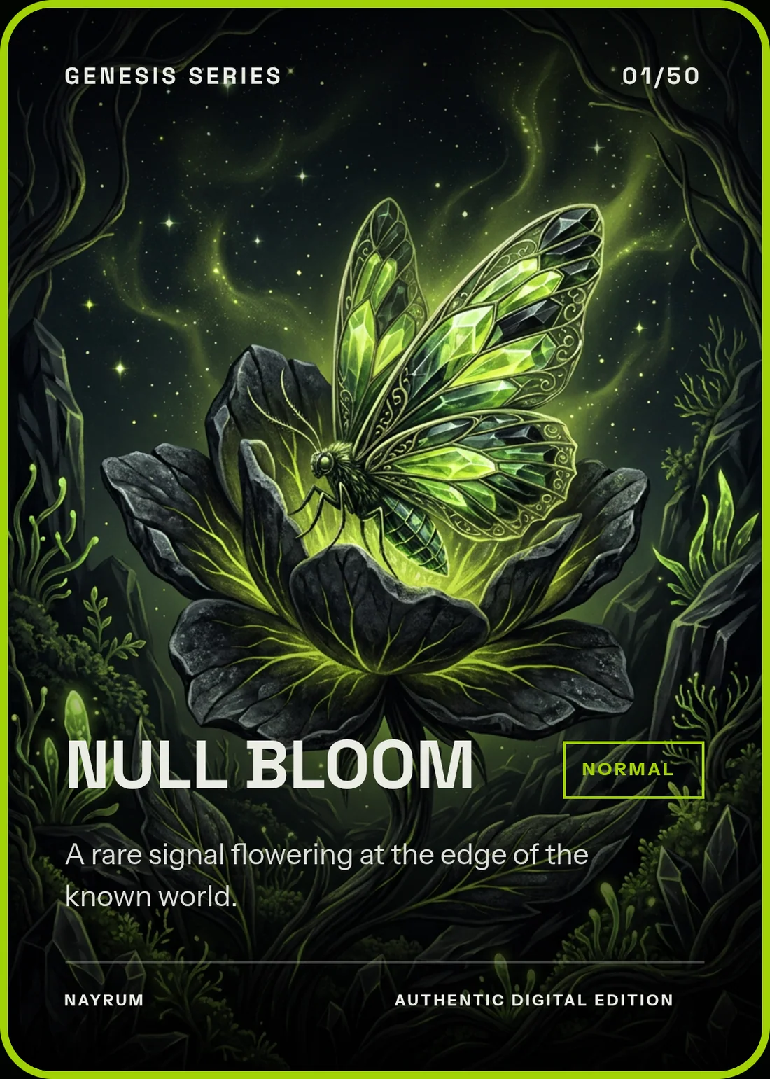 NULL BLOOM — card 001