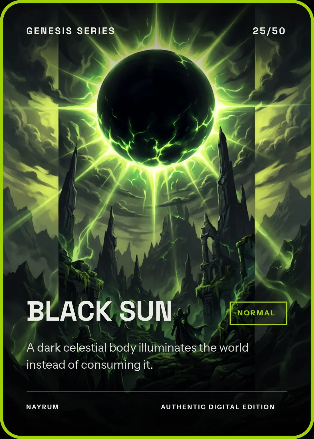 BLACK SUN — card 025