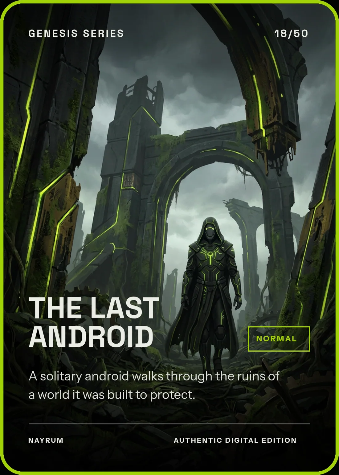 THE LAST ANDROID — card 018